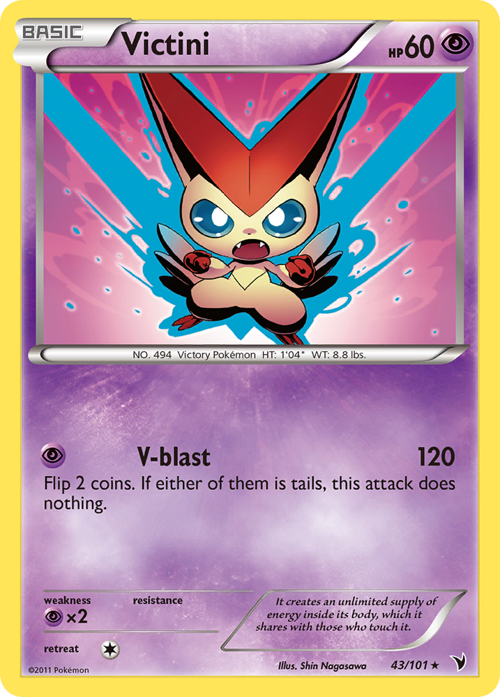 Victini (43/101) [Black &amp; White: Noble Victories] 