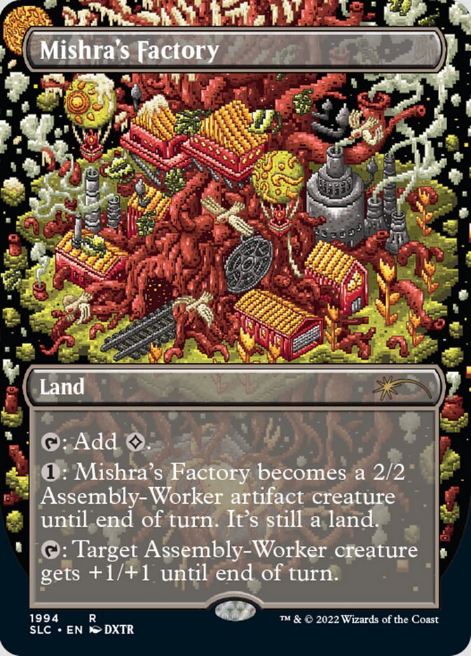 Mishra's Factory (Borderless) [Secret Lair 30th Anniversary Countdown Kit] 