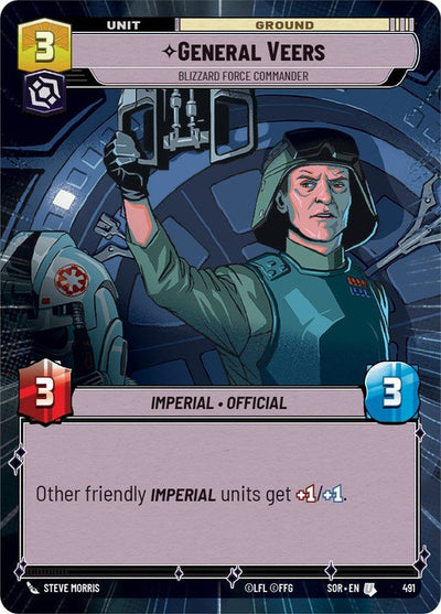 General Veers - Blizzard Force Commander (Hyperspace) (491) [Spark of Rebellion] 