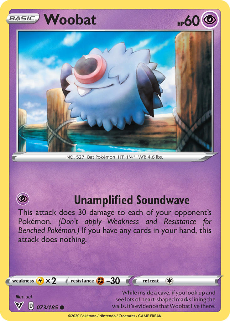 Woobat (073/185) [Sword & Shield: Vivid Voltage] 