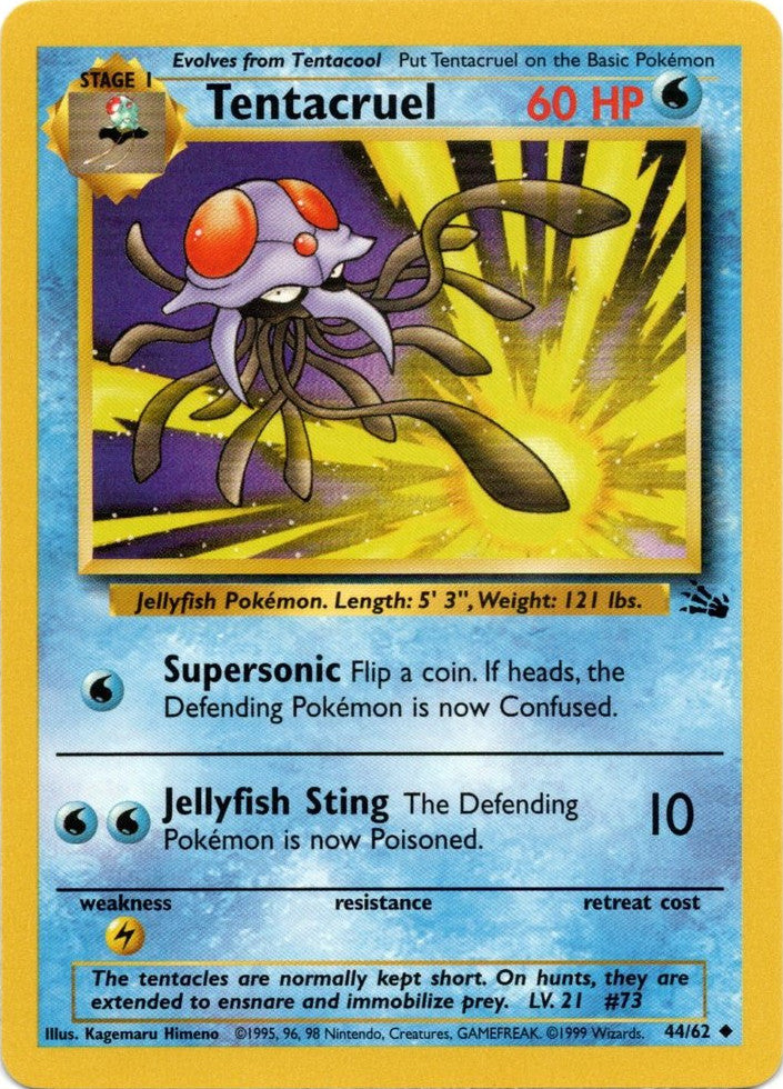 Tentacruel (44/62) [Fossil Unlimited]