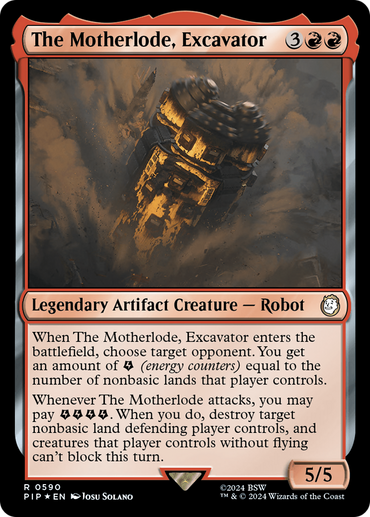 The Motherlode, Excavator (Surge Foil) [Fallout] 