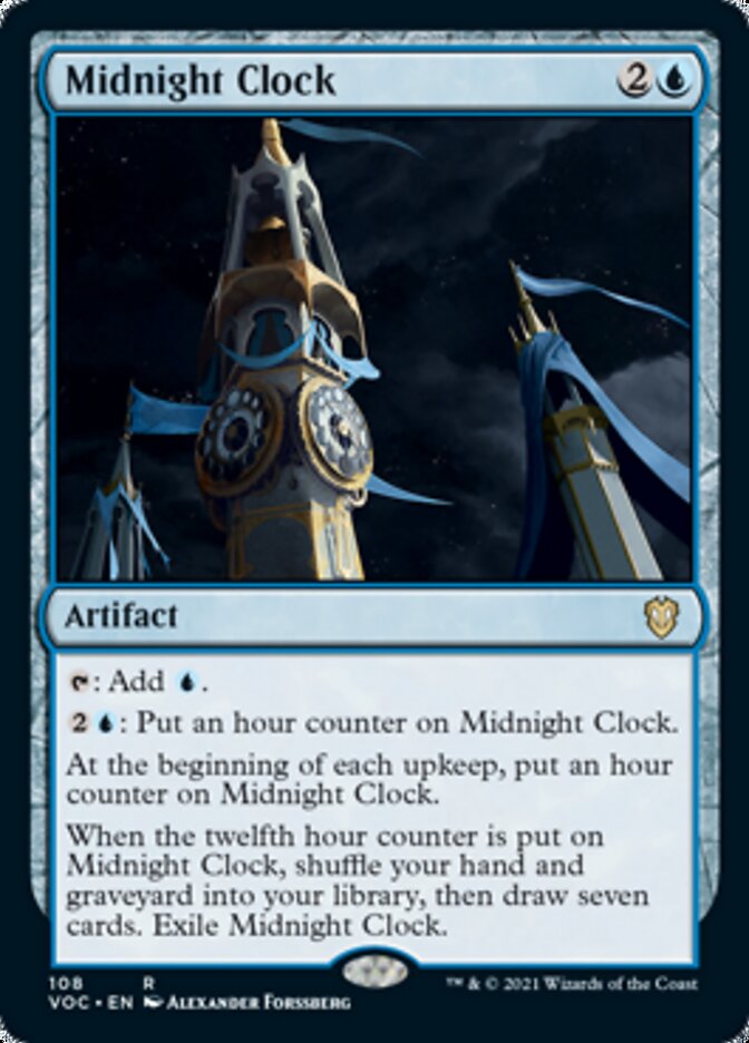 Midnight Clock [Innistrad: Crimson Vow Commander] 