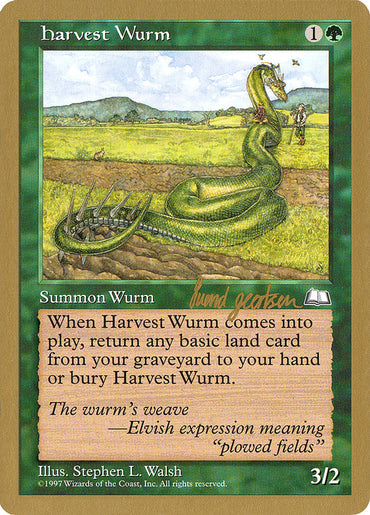 Harvest Wurm (Svend Geertsen) [World Championship Decks 1997] 