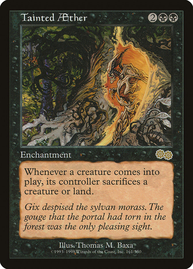 Tainted Aether [Urza's Saga] 