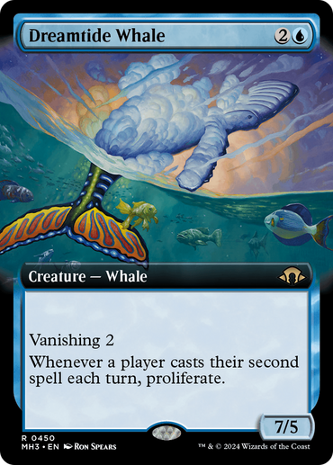 Dreamtide Whale (Extended Art) [Modern Horizons 3] 