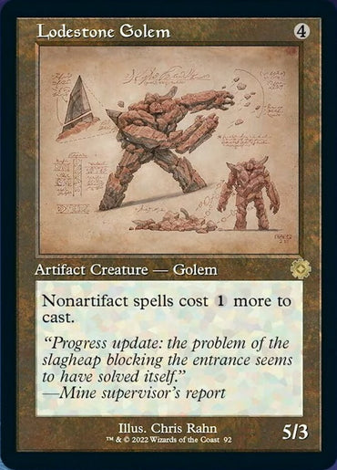 Lodestone Golem (Retro Schematic) [The Brothers' War Retro Artifacts] 