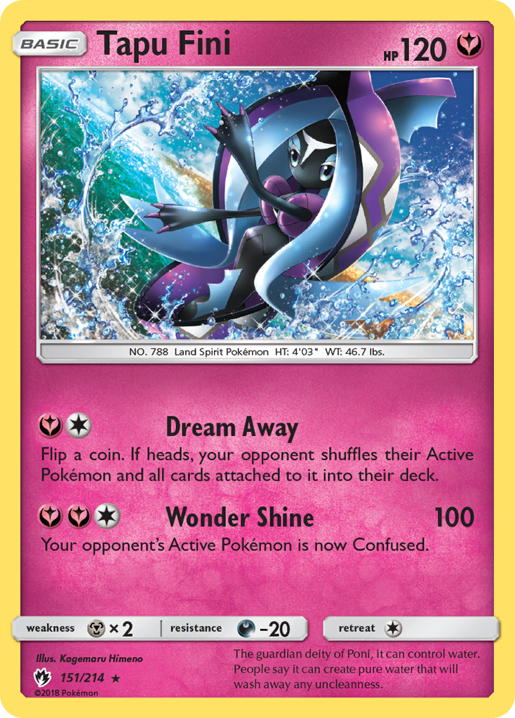 Tapu Fini (151/214) [Sun & Moon: Lost Thunder] 