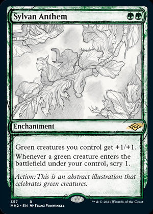 Sylvan Anthem (Sketch) [Modern Horizons 2] 