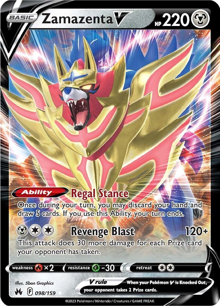 Zamazenta V (098/159) [Sword & Shield: Crown Zenith] 