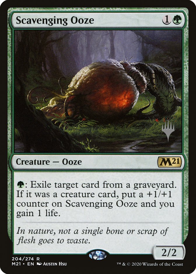 Scavenging Ooze (Promo Pack) [Core Set 2021 Promos] 