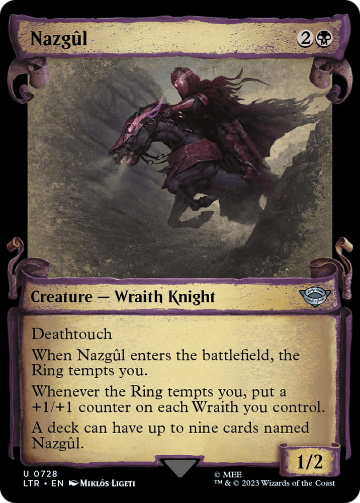 Nazgul (0728) [The Lord of the Rings: Tales of Middle-Earth Showcase Scrolls] 