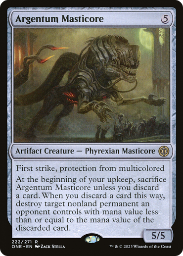 Argentum Masticore [Phyrexia: All Will Be One]