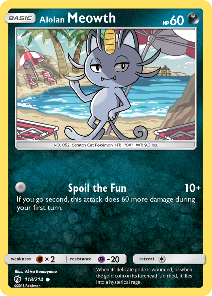 Alolan Meowth (118/214) [Sun & Moon: Lost Thunder] 