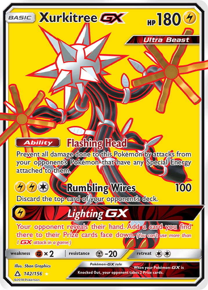 Xurkitree GX (142/156) [Sun &amp; Moon: Ultra Prism] 