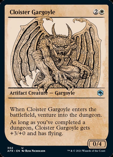 Cloister Gargoyle (Showcase) [Dungeons &amp; Dragons: Adventures in the Forgotten Realms] 