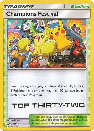 Champions Festival (SM148) (2018 Top Thirty Two) [Sun &amp; Moon: Black Star Promos] 