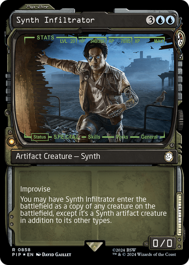 Synth Infiltrator (Showcase) (Surge Foil) [Fallout] 