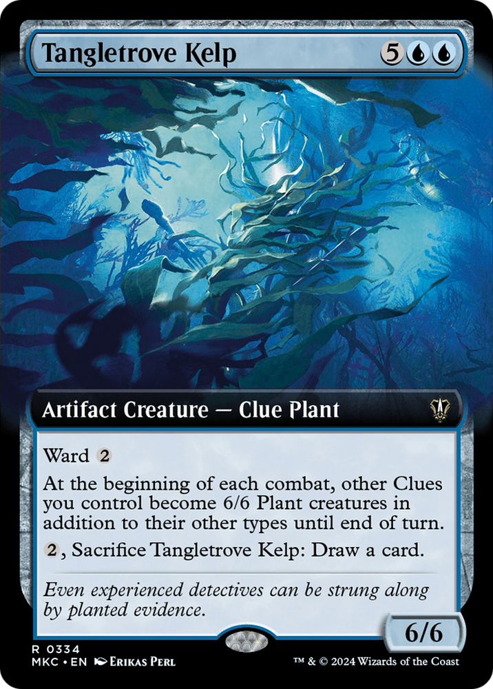 Tangletrove Kelp (Extended Art) [Murders at Karlov Manor Commander] 