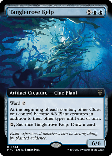 Tangletrove Kelp (Extended Art) [Murders at Karlov Manor Commander]