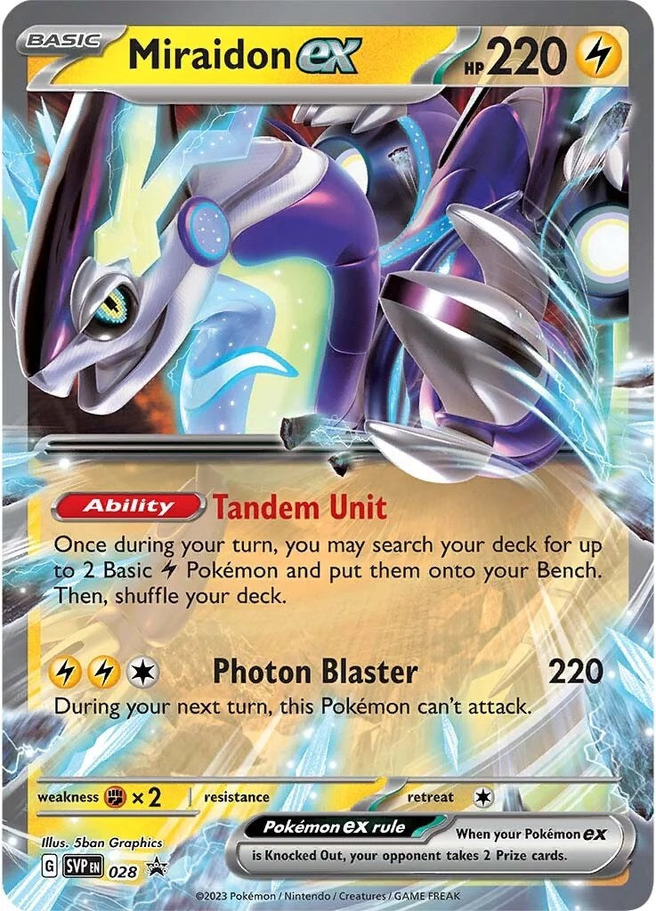 Miraidon ex (028) [Scarlet & Violet: Black Star Promos] 