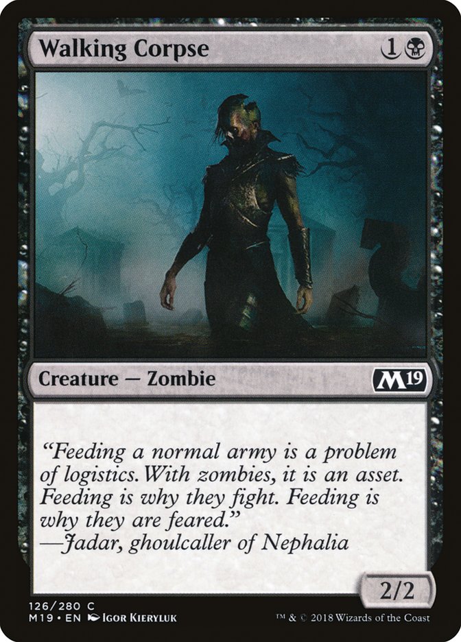 Walking Corpse [Core Set 2019] 