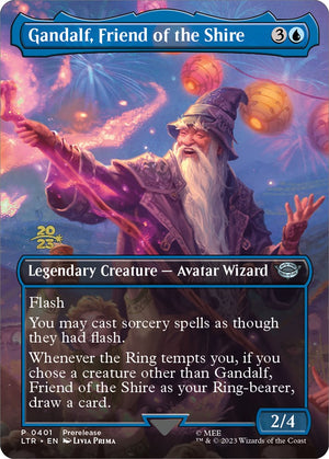 Gandalf, Friend of the Shire [The Lord of the Rings: Tales of Middle-Earth Prerelease Promos] 