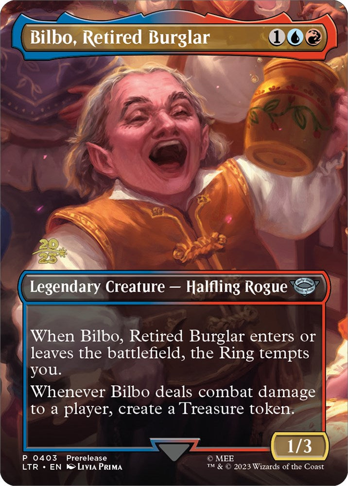 Bilbo, Retired Burglar [The Lord of the Rings: Tales of Middle-Earth Prerelease Promos] 