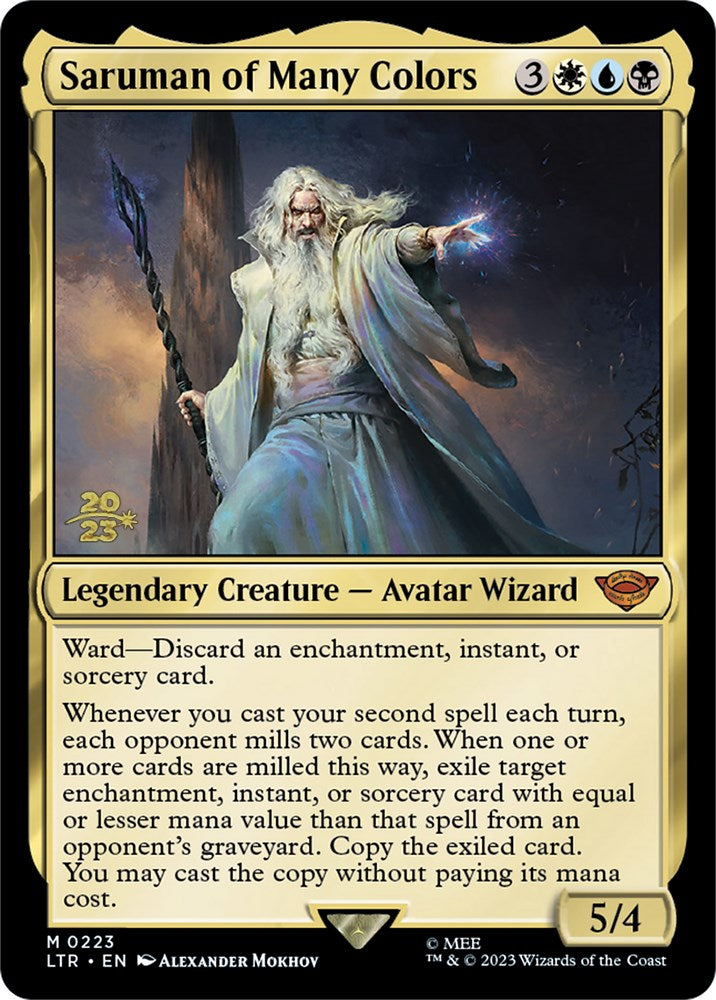 Saruman of Many Colors [The Lord of the Rings: Tales of Middle-Earth Prerelease Promos] 