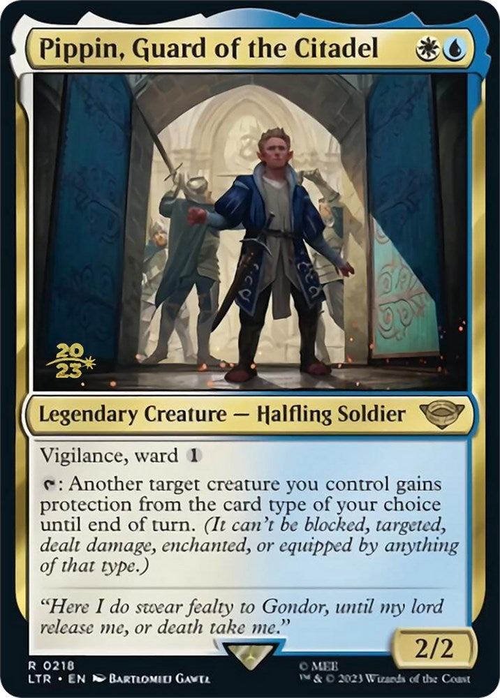 Pippin, Guard of the Citadel [The Lord of the Rings: Tales of Middle-Earth Prerelease Promos] 