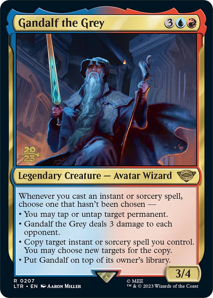 Gandalf the Gray [The Lord of the Rings: Tales of Middle-Earth Prerelease Promos] 