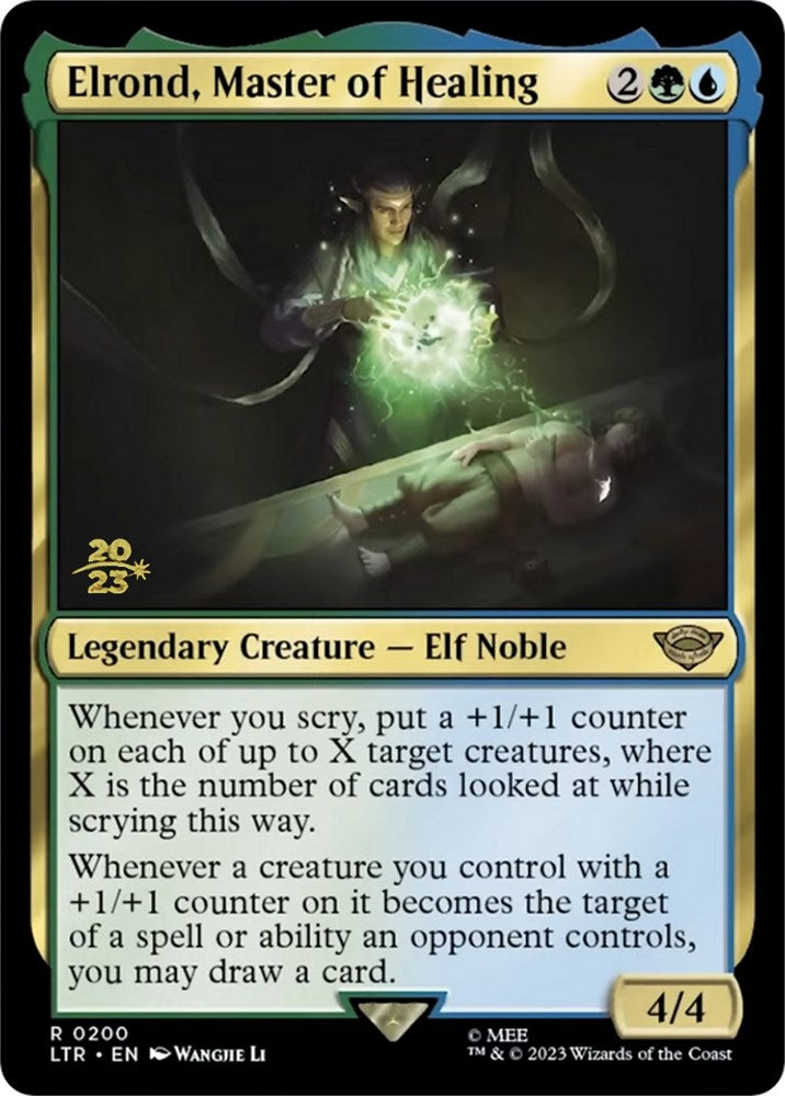 Elrond, Master of Healing [The Lord of the Rings: Tales of Middle-Earth Prerelease Promos] 