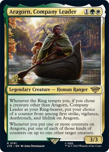 Aragorn, Company Leader [The Lord of the Rings: Tales of Middle-Earth Prerelease Promos] 