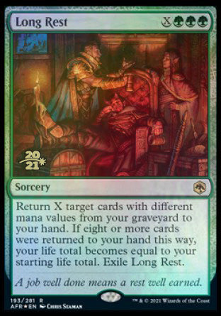 Long Rest [Dungeons &amp; Dragons: Adventures in the Forgotten Realms Prerelease Promos] 