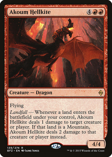 Akoum Hellkite [Battle for Zendikar] 