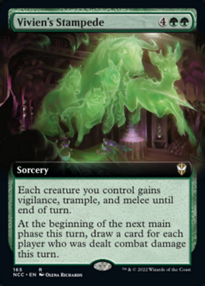 Vivien's Stampede (Extended Art) [Streets of New Capenna Commander] 