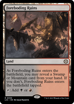 Foreboding Ruins [The Lost Caverns of Ixalan Commander] 