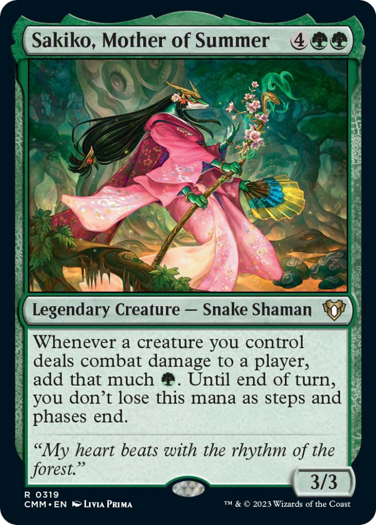 Sakiko, Mother of Summer [Commander Masters] 