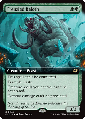 Frenzied Baloth (Extended Art) [Edge of Eternities]