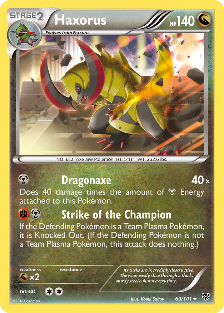 Haxorus (69/101) [Black &amp; White: Plasma Blast] 