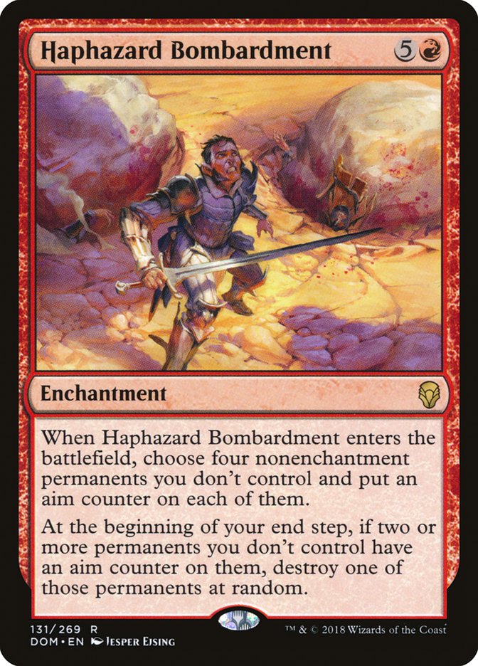 Haphazard Bombardment [Dominaria] 