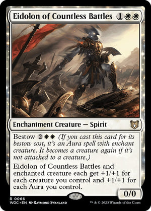 Eidolon of Countless Battles [Wilds of Eldraine Commander] 