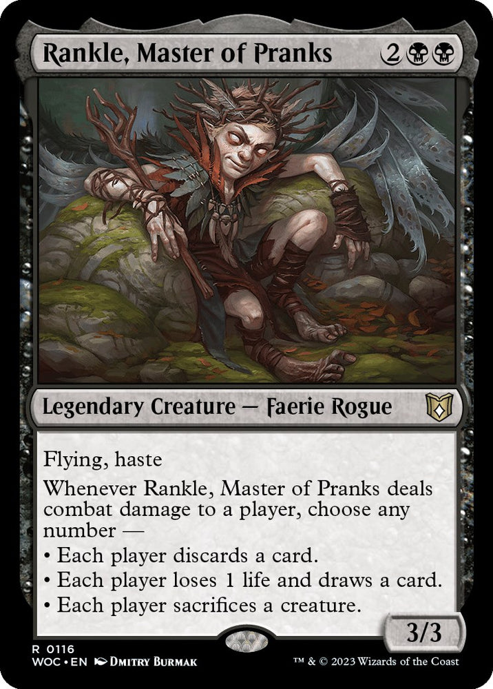 Rankle, Master of Pranks [Wilds of Eldraine Commander] 