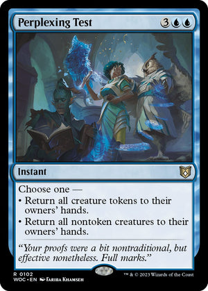 Perplexing Test [Wilds of Eldraine Commander] 
