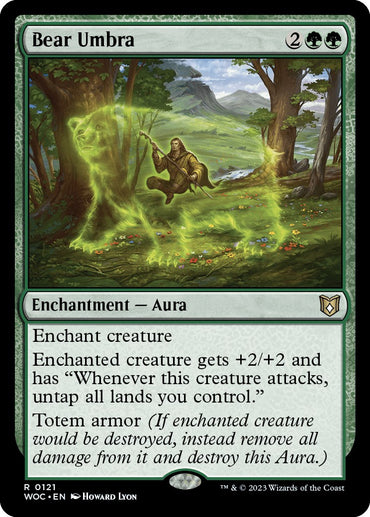 Bear Umbra [Wilds of Eldraine Commander] 