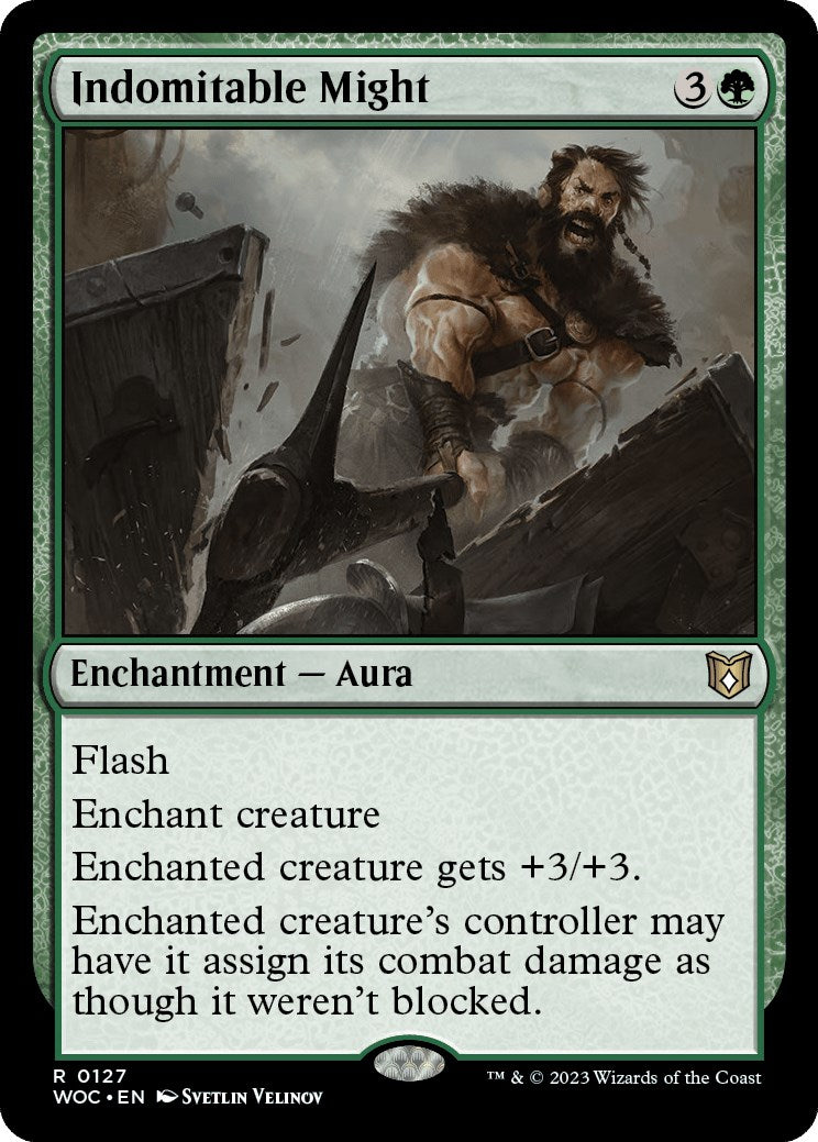 Indomitable Might [Wilds of Eldraine Commander] 