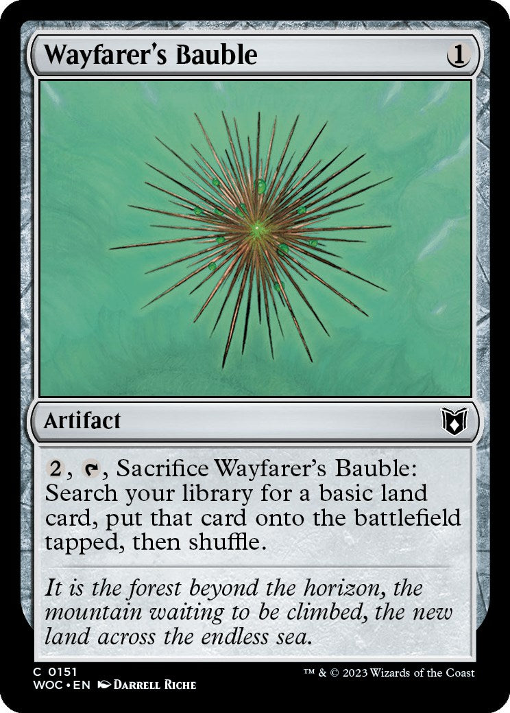 Wayfarer's Bauble [Wilds of Eldraine Commander] 