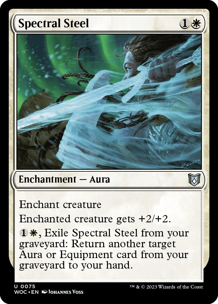 Spectral Steel [Wilds of Eldraine Commander] 