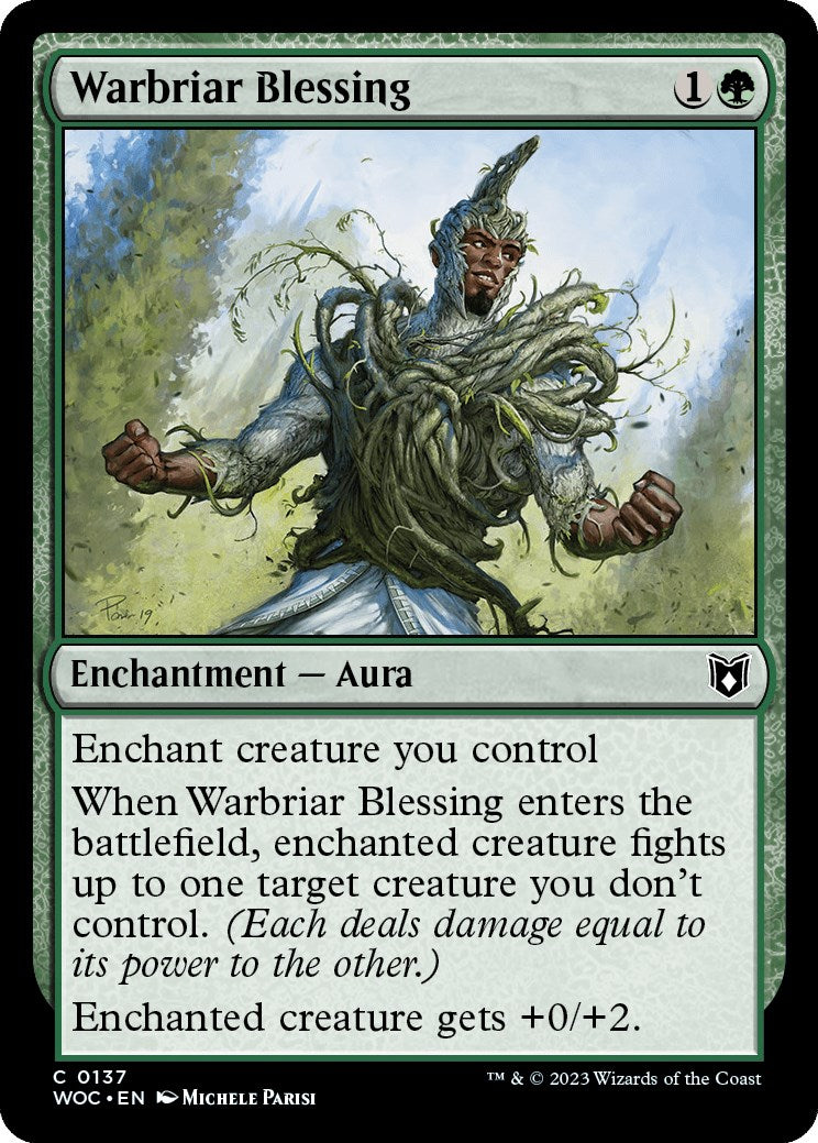 Warbriar Blessing [Wilds of Eldraine Commander] 