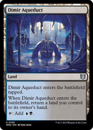 Dimir Aqueduct [Wilds of Eldraine Commander] 